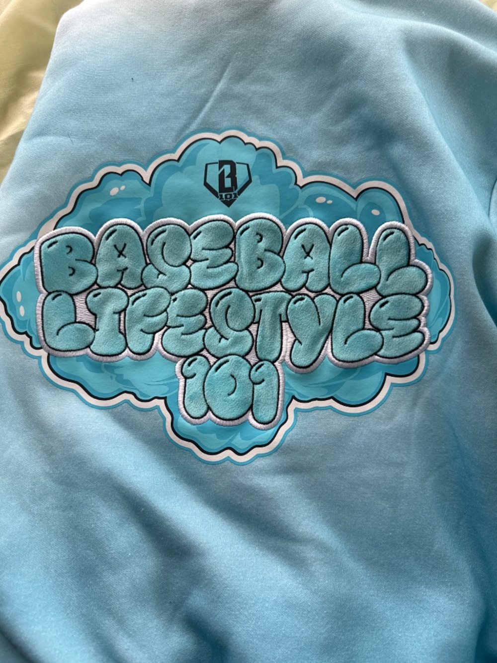 Baseball Lifestyle 101 Boys' Cotton Candy Hoodie - Picture 4 of 5